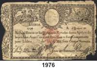 P A P I E R G E L D,AUSLÄNDISCHES  PAPIERGELD Portugal 5000 Reis 1798.  Pick 10.