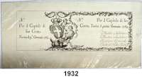 P A P I E R G E L D,AUSLÄNDISCHES  PAPIERGELD Italien Königreich Sardinien,  Finanzregion Turin,  50 und 100 Lire 1.1.1765.  Remainder.  Pick S 112 r und S 113 r.  LOT. 2 Scheine.