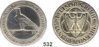 R E I C H S M Ü N Z E N,Weimarer Republik  5 Reichsmark 1930 F.  Jaeger 346.  Rheinlandräumung.
