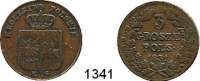 AUSLÄNDISCHE MÜNZEN,Polen Revolution 1830 - 1831 3 Grosze 1831 K-G, Warschau.  Gumowski 2533.  Kahnt 24.  Cr. 120.