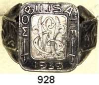 Orden, Ehrenzeichen, Militaria, Zeitgeschichte,Ausland Niederlande Silberring (800).  Auf die Allgemeine Mobilmachung.  