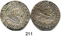 Deutsche Münzen und Medaillen,Danzig, Stadt Sigismund III. 1587 - 1632 Ort (1/4 Taler) 1623 (etwas beschnitten) und 1625.  LOT. 2 Stück.