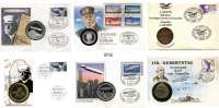 M E D A I L L E N,Luftfahrt - Raumfahrt LOTS LOTS LOTS LOT. von 6 modernen Medaillen mit Zeppelinmotiven. Jeweils im Numisbrief eingelegt. 1x Silber, 2x Bronze, 1x K/N und 2x versilbert.