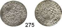 Deutsche Münzen und Medaillen,Pfalz Philipp I. 1476 - 1508 1/2 Schilling o.J., Neumarkt.  Für die Oberpfalz.  1,45 g.  Schulten 2666.