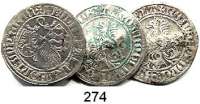 Deutsche Münzen und Medaillen,Pfalz Philipp I. 1476 - 1508 Batzen o.J., Neumarkt.  Für die Oberpfalz.  Schulten 2659 (1x mit 
