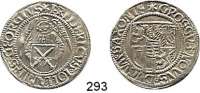 Deutsche Münzen und Medaillen,Sachsen Friedrich III., Johann und Georg 1507 - 1525 Schreckenberger o.J., Mzz. Stern, Annaberg.  3,8 g.  Keilitz 51.  Schulten 3003.