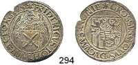 Deutsche Münzen und Medaillen,Sachsen Friedrich III., Johann und Georg 1507 - 1525 Schreckenberger o.J., Mzz. Stern, Annaberg.  4,53 g.  Keilitz 51.   Schulten 3003.