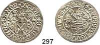 Deutsche Münzen und Medaillen,Sachsen Friedrich III., Johann und Georg 1507 - 1525 Zinsgroschen o.J., Annaberg.  2,41 g.  Keilitz 55.  Schulten 2988.
