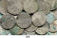 Deutsche Münzen und Medaillen,Sachsen LOTS     LOTS     LOTS LOT. von 27 Silbermünzen.  Frühes 16. Jahrhundert.  Meist Zinsgroschen.