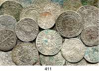 Deutsche Münzen und Medaillen,L O T S     L O T S     L O T S  LOT. von 56 Silberkleinmünzen.  Meist 16. Jahrhundert.  Viele verschiedene.