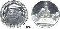 M E D A I L L E N,Städte Schwäbisch Hall Aluminiummedaille 1925. (Mayer und Wilhelm, Stuttgart). Auf die 400 Jahrfeier der Reformationseinführung. Brustbild des Haller Reformators Johannes Brenz nach halblinks. / St. Michaelskirche mit breiter Freitreppe. Raff 150(Ag). 36 mm. 5,8 g.