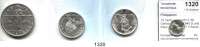 AUSLÄNDISCHE MÜNZEN,Philippinen  10 Centavos 1945 D; 50 Centavos 1921, 1945 S und Peso 1909 S.  LOT. 4 Stück.
