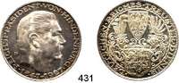 M E D A I L L E N,Personen Hindenburg, Paul von Silbermedaille 1927 Mzz. D (München, Karl Goetz).  Zum 80. Geburtstag.  Kienast 386.  36 mm.  24,94 g.  Rand : BAYER. HAUPTMÜNZAMT SILBER 900f.