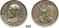 M E D A I L L E N,Personen Hitler, Adolf Silbermedaille 1933 (Oskar Glöckler).  Auf die Machtergreifung.  Brustbild von vorn links. / Adler sprengt Ketten.  Colbert / Hyder C-30.  36 mm.  21,7 g.  Rand : PREUSS. STAATSMÜNZE SILBER 900 FEIN.