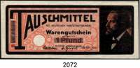 P A P I E R G E L D   -   N O T G E L D,Niedersachsen Bad Sachsa. Tauschmittel des Deutschen Wirtschaftsbundes:  Warengutschein über 1 Pfund  Serie B 00664.  Seltenes Zeitdokument.