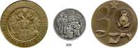 M E D A I L L E N,L O T S     L O T S     L O T S  LOT. von 22 meist modernen Medaillen.  40 bis 70 mm Ø  Bunte Mischung.  Darunter einseitiger Abschlag der russischen Medaille von 1872 auf die Polytechnische Ausstellung in Moskau.  62 mm.  Zu Diakov 783.3.
