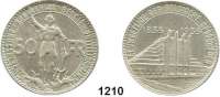 AUSLÄNDISCHE MÜNZEN,Belgien Leopold III. 1934 - 1951 50 Frank 1935 FL.  100 Jahre Eisenbahn in Belgien.  Schön 70.  KM 107.