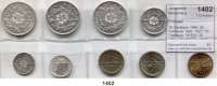 AUSLÄNDISCHE MÜNZEN,Portugal Republik seit 1910 10 Centavos 1940; 20 Centavos 1920, 1921; 10 Centavos 1915(2); 20 Centavos 1916; 50 Centavos 1913, 1914, 1916.  LOT. 9 Stück.