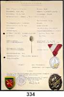 Orden, Ehrenzeichen, Militaria, Zeitgeschichte,Deutschland L O T S L O T S L O T S Umfangreicher Dokumenten Nachlaß eines ehemaligen Fallschirmjägers im 3./Fallsch.-Jg.Rgt. 4.. (Diensteintritt 10.8.1941, Entlassung aus der Kriegsgefangenenschaft 1.11.1948). Später im Berliner Polizeidienst am 30. November 1979 als Polizeihauptmeister in den Ruhestand versetzt. Mitglied im Bund der deutschen Fallschirmjäger e.V. in der Landeskameradschaft