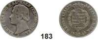 Deutsche Münzen und Medaillen,Sachsen - Coburg und Gotha Ernst II. 1844 - 1893 1/6 Taler 1845 F   AKS 104.  Jg. 281.