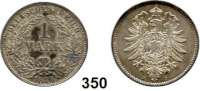 R E I C H S M Ü N Z E N,Kleinmünzen  1 Mark 1876 J.  Jaeger 9.