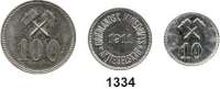 AUSLÄNDISCHE MÜNZEN,Grönland Greenland Mining Ltd. 10(vz), 25(prfr) und 100(ss-vz) Öre 1911.  KM Tn 1 bis 3.  LOT. 3 Stück.