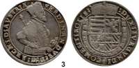 Römisch Deutsches Reich,Haus Habsburg Erzherzog Ferdinand II. 1564 - 1595 Taler o.J., Hall.  28,17 g.  Voglh. 87.   Dav. 8100.