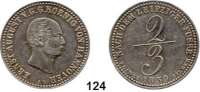 Deutsche Münzen und Medaillen,Braunschweig - Calenberg (Hannover) Ernst August 1837 - 1851 2/3 Taler 1839 A.  Kahnt 223.  AKS 108.  Jg. 62.