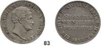 Deutsche Münzen und Medaillen,Preußen, Königreich Friedrich Wilhelm III. 1797 - 1840 Ausbeutetaler 1833 A.  Kahnt 371.  Old. 184.  AKS 18.  Jg. 63.  Thun 251.  Dav. 764.