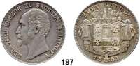Deutsche Münzen und Medaillen,Sachsen - Meiningen Bernhard II. Erich Freund 1803 - 1866 Doppelgulden 1854.  Kahnt 506.  AKS 183.  Jg. 445.  Thun 378.  Dav. 837.