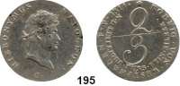 Deutsche Münzen und Medaillen,Westfalen Hieronymus Napoleon 1807 - 1813 2/3 Taler 1811 C.  Kahnt 557.  AKS 25.  Jg. 17.