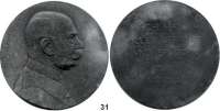 Österreich - Ungarn,Habsburg - Lothringen Franz Josef I. 1848 - 1916 Zinnmedaille 1914 (R. Marschall).  Brustbild nach rechts. /  