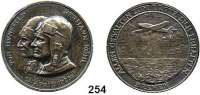 M E D A I L L E N,Luftfahrt - Raumfahrt Flugzeuge Silbermedaille 1928 (unsigniert).  Auf den Ost-West-Ozeanflug der 