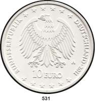 B U N D E S R E P U B L I K,Verprägungen und Kuriositäten  Gipsmodell des Künstlers Dietrich Dorfstecher, Berlin.  Modell für die Rückseite des 10 Eurostückes 2011 A.  Nicht ausgeführtes Motiv.  16,4 cm Ø