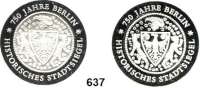 Deutsche Demokratische Republik,  20 Mark 1987.  Stadtsiegel Berlin - Variante 1 und 2.  Mit Zertifikat.