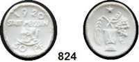 P O R Z E L L A N M Ü N Z E N,S T Ä D T E M Ü N Z E N Meissen 50 Pfennig 1920 weiß.  Gipsform.  Menzel 16528.2.