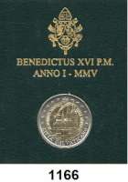AUSLÄNDISCHE MÜNZEN,E U R O  -  P R Ä G U N G E N Vatikan 2 Euro 2005.  XX. Weltjugendtag.  Schön 373.  KM 374.