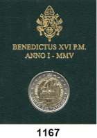 AUSLÄNDISCHE MÜNZEN,E U R O  -  P R Ä G U N G E N Vatikan 2 Euro 2005.  XX. Weltjugendtag.  Schön 373.  KM 374.