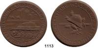 MEDAILLEN AUS PORZELLAN,Staatliche Porzellan-Manufaktur MEISSEN München o.J. (1941) braun.  Feldzug in Afrika.
