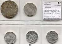 Österreich - Ungarn,Österreich L O T S     L O T S     L O T S Nachprägung des Maria-Theresia-Talers von 1780; 25 Schilling 1971 