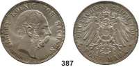 R E I C H S M Ü N Z E N,Sachsen, Königreich Albert 1873 - 1902 5 Mark 1902.  Jaeger 128.  Auf seinen Tod.