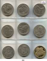 M E D A I L L E N,Befreiungskriege LOT. von 9 verschiedenen Medaillen (8x aus der Serie (DDR 1979) Patrioten des Befreiungskampfes 1813). Jeweils 40 mm.