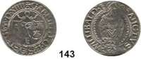 Deutsche Münzen und Medaillen,Eichstätt, Bistum Gabriel von Eyb 1496 - 1535 Schilling 1514.  2,58 g.  Cahn 25 b.   Schulten 796.