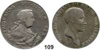 Deutsche Münzen und Medaillen,Preußen, Königreich L O T S     L O T S     L O T S Taler 1750 A (sehr schön) und 1814 A (schön - sehr schön).  LOT. 2 Stück.