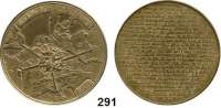 M E D A I L L E N,Weltkrieg  Vergoldete Bronzemedaille 1914/15.  Auf die Leistung der Deutschen Eisenbahn bei der Mobilmachung 