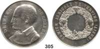 M E D A I L L E N,Landwirtschaft Frankreich Silbermedaille o.J. (H. de Longueil).  Auf Olivier de Serres (Vater der französischen Landwirtschaft, Bodenkundler und Agrarreformer).  Brustbild nach links. / Umschrift, Kranz mit Tierköpfen.  42 mm.  36,45 g.  Randpunze 