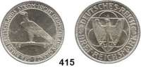 R E I C H S M Ü N Z E N,Weimarer Republik  3 Reichsmark 1930 A.  Jaeger 345.  Rheinlandräumung.