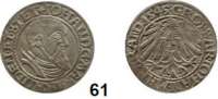 Deutsche Münzen und Medaillen,Brandenburg - Preußen Johann von Küstrin 1535 - 1571 Groschen 1545.  2 g.  Bahrfeldt 459 c.