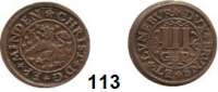 Deutsche Münzen und Medaillen,Braunschweig - Lüneburg - Celle Christian von Minden 1611 - 1633 3 Pfennig o.J., Minden.  1,26 g.  Welter 993.