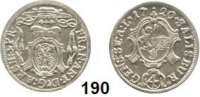 Deutsche Münzen und Medaillen,Salzburg, Erzbistum Franz Anton von Harrach 1709 - 1727 4 Kreuzer (Reichsbatzen) 1720.  2,33 g.  Probszt 2045.  Zöttl 2459.